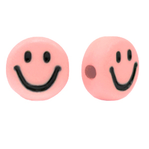 Acryl Buchstaben Smiley Vintage pink