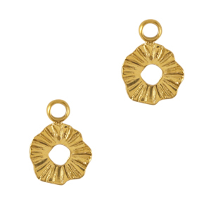 Anh&auml;nger aus Stainless Steel - Rostfreiem Stahl 8mm Gold