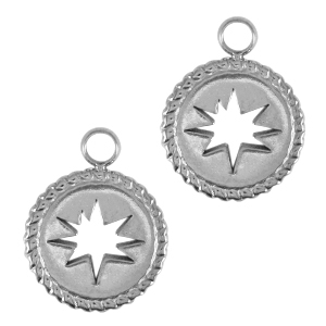 Anh&auml;nger aus Stainless Steel - Rostfreiem Stahl Star Silber