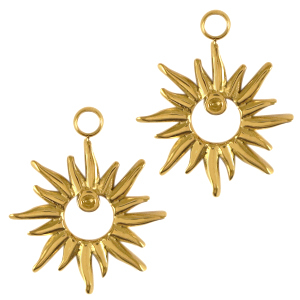 Anh&auml;nger aus Stainless Steel - Rostfreiem Stahl Star Gold