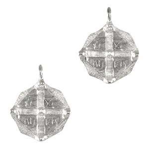 Anh&auml;nger Metall DQ "ICXC NIKA" Antik silber (Nickelfrei)