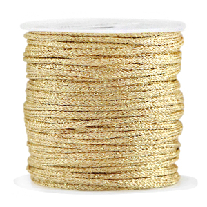 Band Macram&eacute; geflochten 2mm Gold
