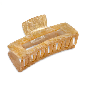 Haarschmuck Haarklemme Glitter golden brown