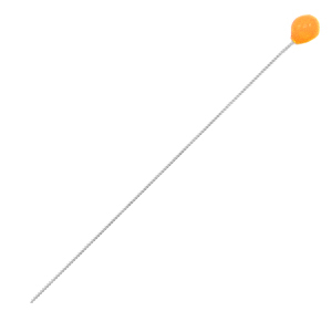 Zubeh&ouml;r Metall DQ Nietstifte 52mm Antik silber-neon orange (Nickelfrei)