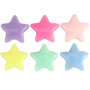 Acryl Buchstaben Star Multicolour pastel