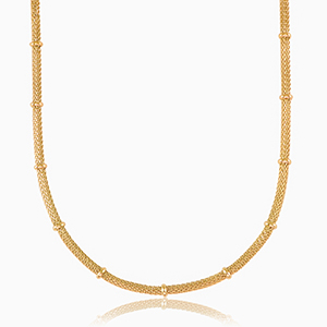 Stainless Steel - Rostfrei Stahl Kette Gold