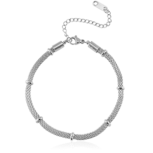 Stainless Steel - Rostfrei Stahl Armb&auml;nder Silber