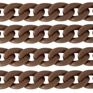 Acryl-Glieder 29mm matt Savannah brown