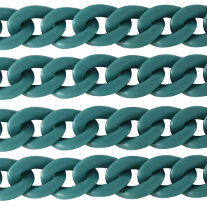 Acryl-Glieder 29mm matt Petrol blue