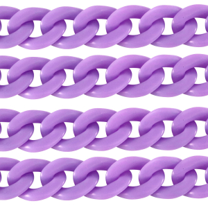 Acryl-Glieder 29mm matt Petal purple