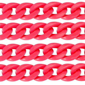Acryl-Glieder 29mm shiny Neon pink