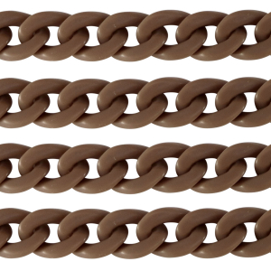 Acryl-Glieder 22mm matt Savannah brown