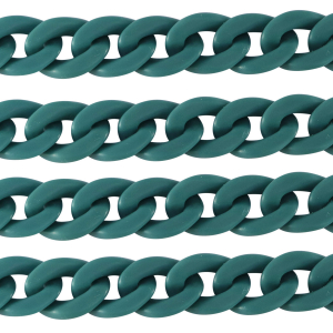 Acryl-Glieder 22mm matt Petrol blue