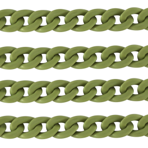 Acryl-Glieder 18mm matt Grove green