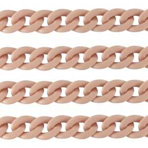 Acryl-Glieder 18mm matt Vintage pink