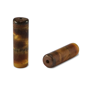 Perlen Naturstein Tigerauge Tubes Golden brown