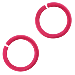 Farbiges Zubeh&ouml;r Binderinge Neon pink