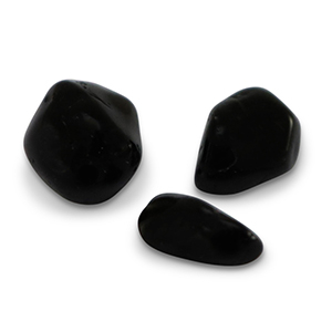 Perlen Naturstein Obsidian Black