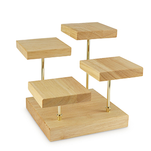 Schmuck Display f&uuml;r verschiedener Schmuck Natural-gold