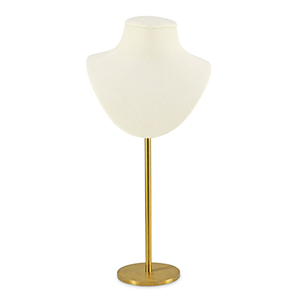 Schmuck Display B&uuml;ste f&uuml;r Ketten Gold-beige