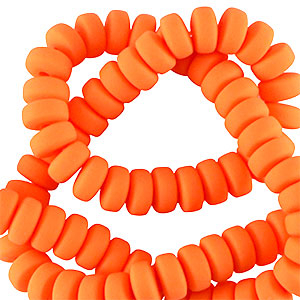 Rondell Perlen Polymer 7mm Orange