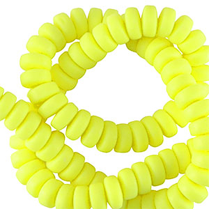 Rondell Perlen Polymer 7mm Neon yellow