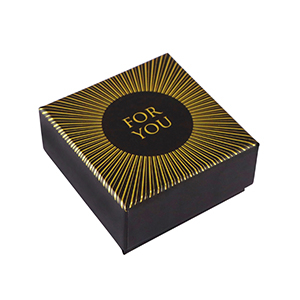 (Geschenk-)Box f&uuml;r Schmuck "for you" Black