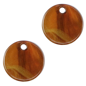 Anh&auml;nger aus Resin 12mm Topaz brown