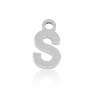 Anh&auml;nger aus Stainless Steel - Rostfreiem Stahl Initial S Silver
