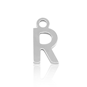 Anh&auml;nger aus Stainless Steel - Rostfreiem Stahl Initial R Silver