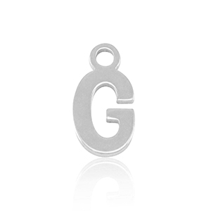 Anh&auml;nger aus Stainless Steel - Rostfreiem Stahl Initial G Silver