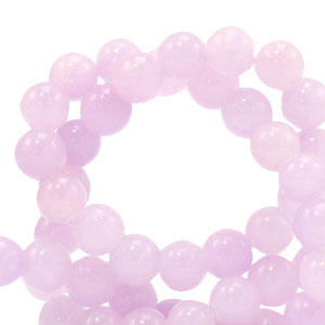 4 mm Perlen Naturstein Rose purple