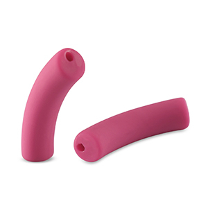 Acrylperlen tubes matt Magenta pink