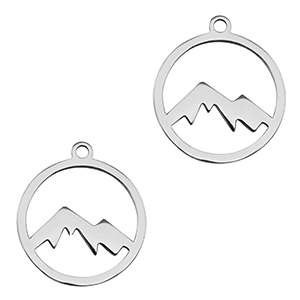Anh&auml;nger aus Stainless Steel - Rostfreiem Stahl Mountain Silver