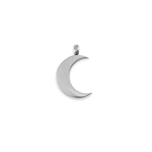 Anh&auml;nger aus Stainless Steel - Rostfreiem Stahl La Luna moon Silver