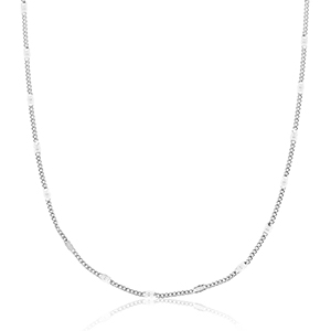 Stainless Steel - Rostfrei Stahl Kette Silver