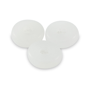 Rondell Natursteinperlen Marmor und Calcit 6mm White