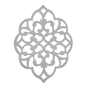 Anh&auml;nger aus Stainless Steel - Rostfreiem Stahl Bohemian Silver