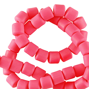 Perlen Polymer 6mm Neon pink