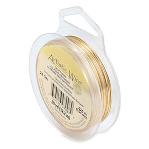 Artistic Wire 24 Gauge Tarnish resistant brass