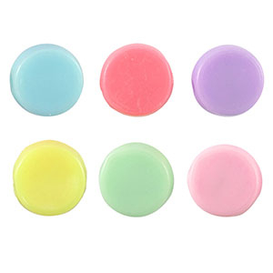 Perlen im Acryl-Look Multicolour pastel