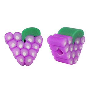 Perlen Polymer Grape Purple-green