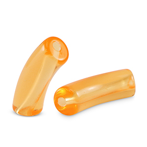 Acrylperlen Tubes Orange