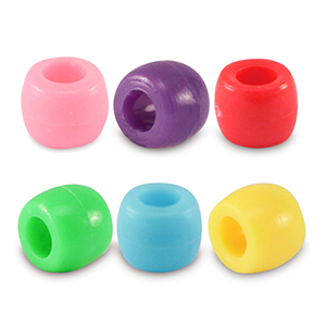 Perlen Acryl-Rondell 6mm Multicolour