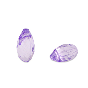 Perlen Acryl Drop Purple transparent