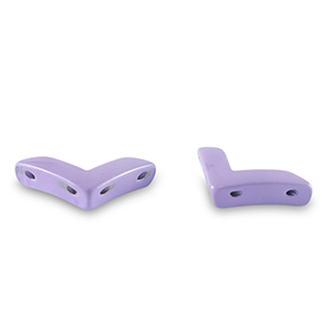 Tile bead Arrow Paisley purple