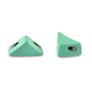 Tile bead Triangle Turquoise