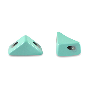 Tile bead Triangle Ocean blue
