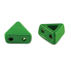 Tile bead Triangle Green
