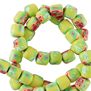 Perlen Polymer 6mm Lime green